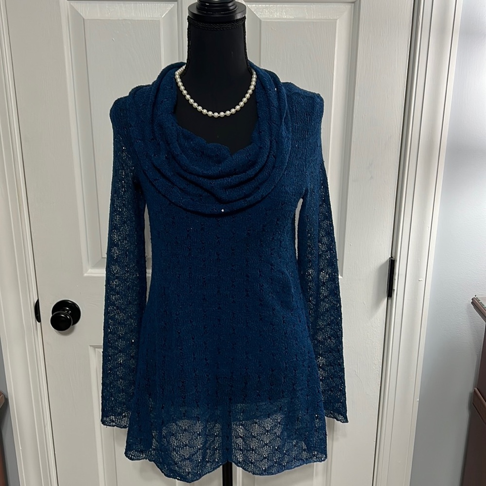 Blue lightweight sweater